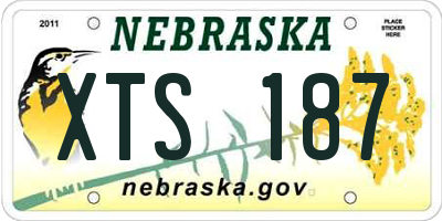 NE license plate XTS187