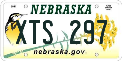 NE license plate XTS297