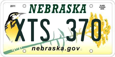 NE license plate XTS370