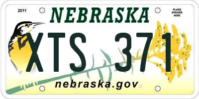 NE license plate XTS371