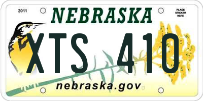 NE license plate XTS410