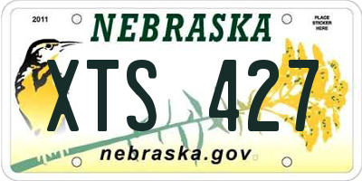 NE license plate XTS427