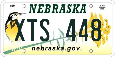 NE license plate XTS448