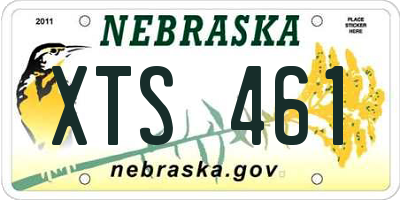 NE license plate XTS461