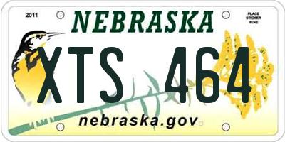 NE license plate XTS464