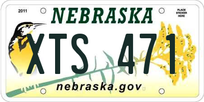 NE license plate XTS471