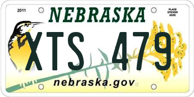 NE license plate XTS479
