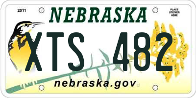 NE license plate XTS482