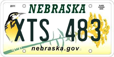 NE license plate XTS483