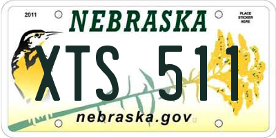 NE license plate XTS511