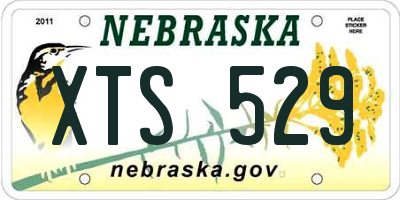 NE license plate XTS529