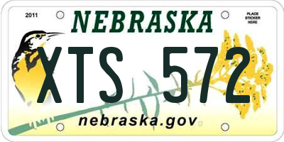 NE license plate XTS572