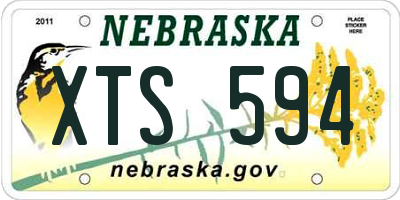 NE license plate XTS594