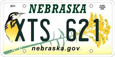 NE license plate XTS621