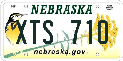 NE license plate XTS710