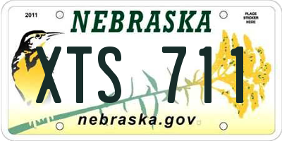NE license plate XTS711