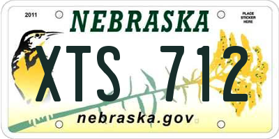 NE license plate XTS712