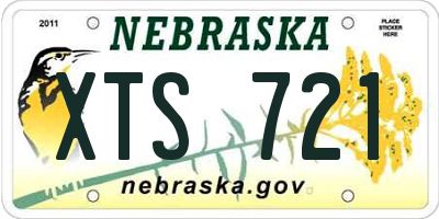 NE license plate XTS721