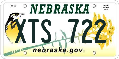 NE license plate XTS722