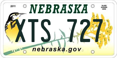 NE license plate XTS727
