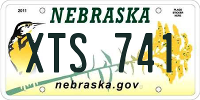 NE license plate XTS741