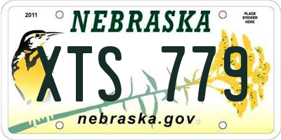 NE license plate XTS779
