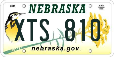 NE license plate XTS810