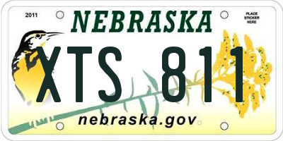 NE license plate XTS811