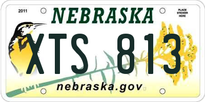 NE license plate XTS813
