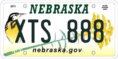 NE license plate XTS888