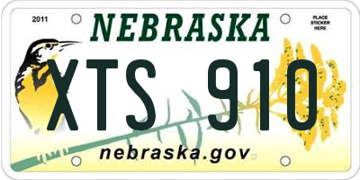 NE license plate XTS910
