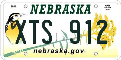 NE license plate XTS912