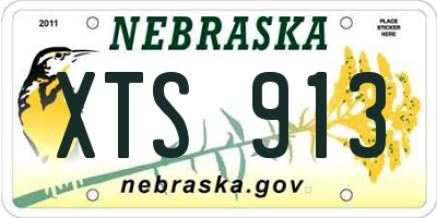 NE license plate XTS913