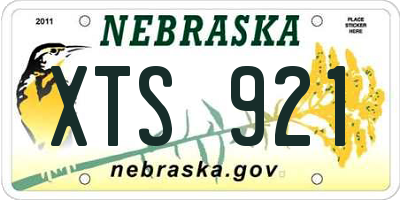 NE license plate XTS921