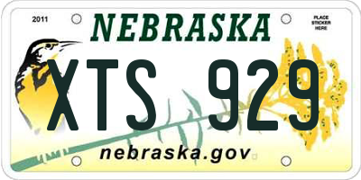 NE license plate XTS929