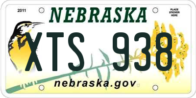 NE license plate XTS938
