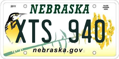 NE license plate XTS940