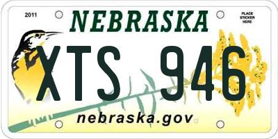 NE license plate XTS946