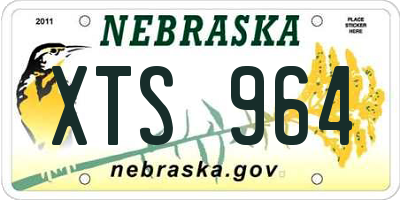 NE license plate XTS964