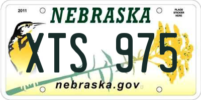 NE license plate XTS975