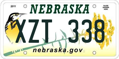 NE license plate XZT338