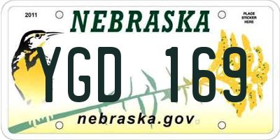 NE license plate YGD169