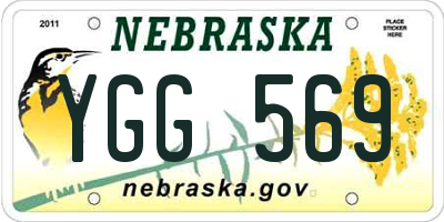 NE license plate YGG569