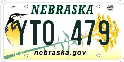 NE license plate YTO479