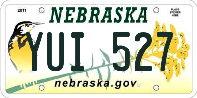 NE license plate YUI527