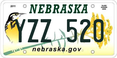NE license plate YZZ520