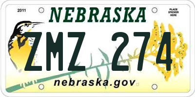 NE license plate ZMZ274