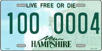 NH license plate 1000004