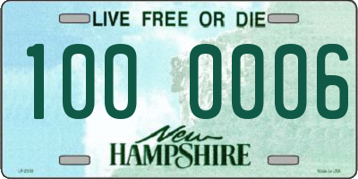 NH license plate 1000006