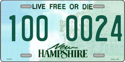 NH license plate 1000024